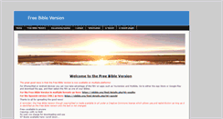 Desktop Screenshot of freebibleversion.org